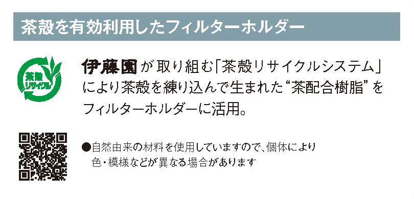 茶殻フィルタ キャプション
