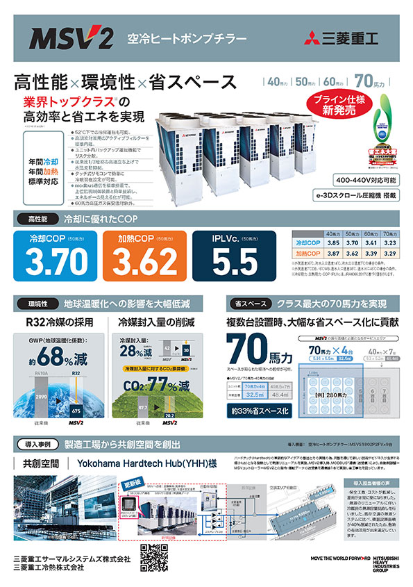 空冷ヒートポンプチラー