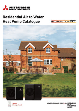Air to Water Heat Pump (Residential use)