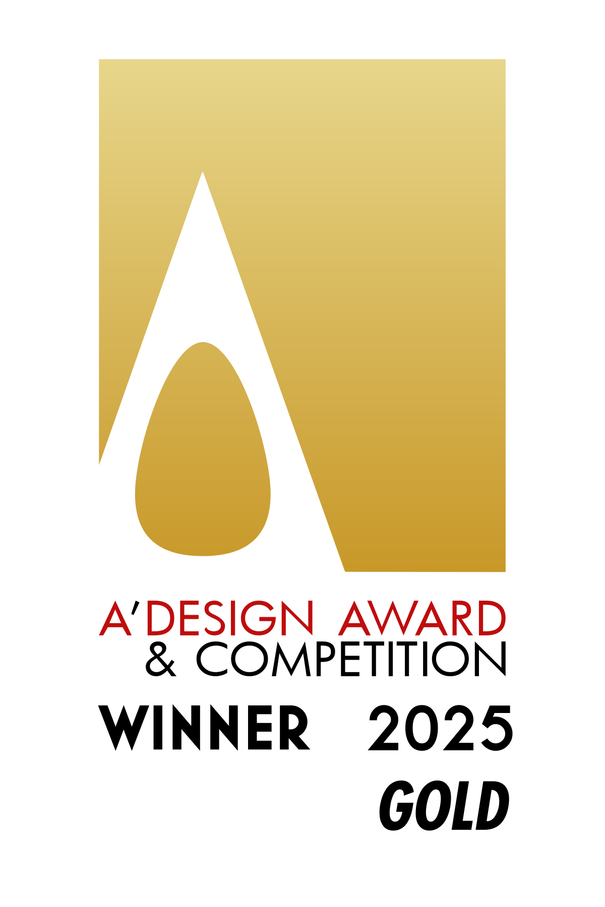 A'DESIGN AWARD & COMPETITION WINNER 2025 GOLD
