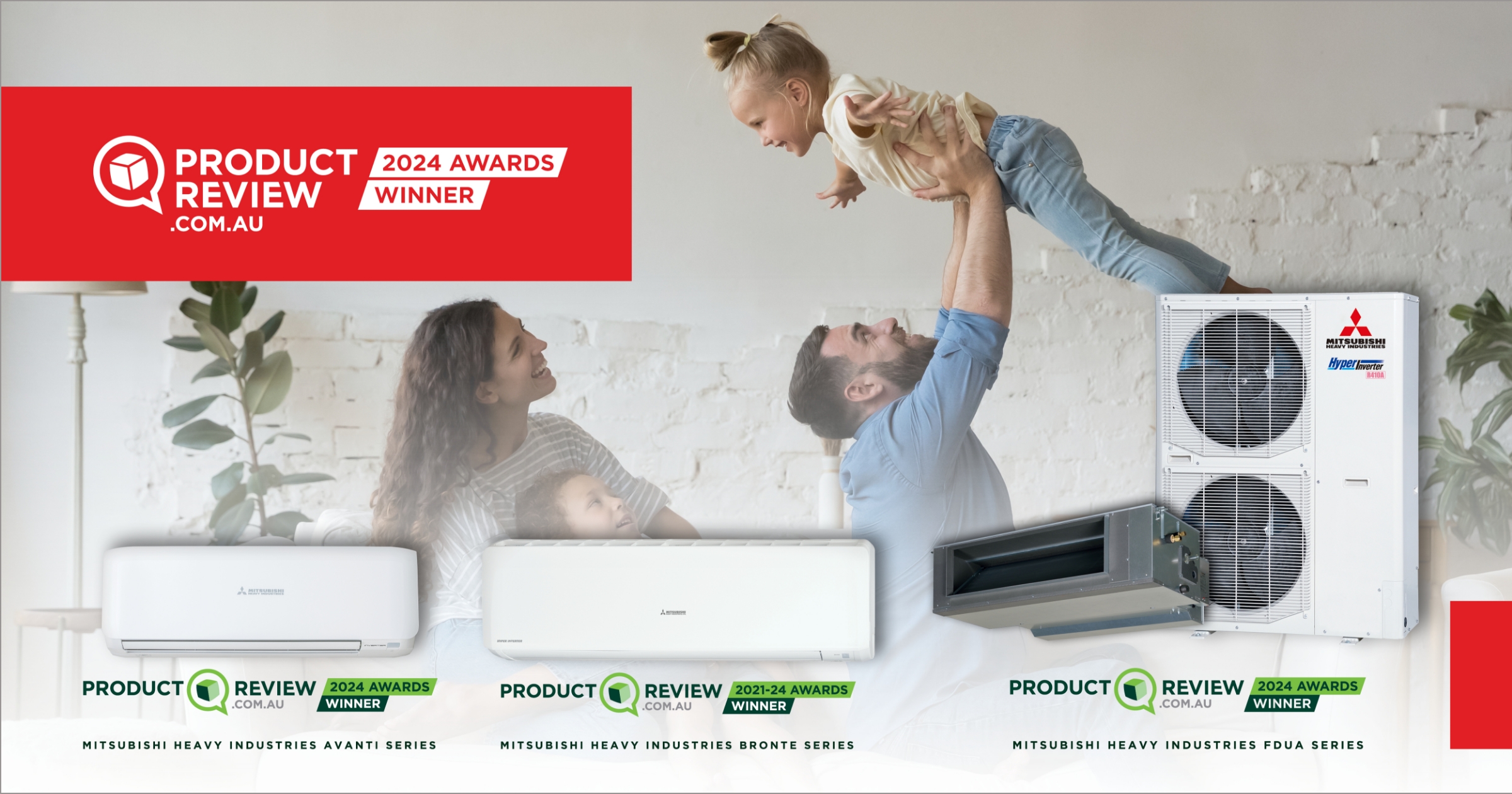 「Best Air conditioners」に選出